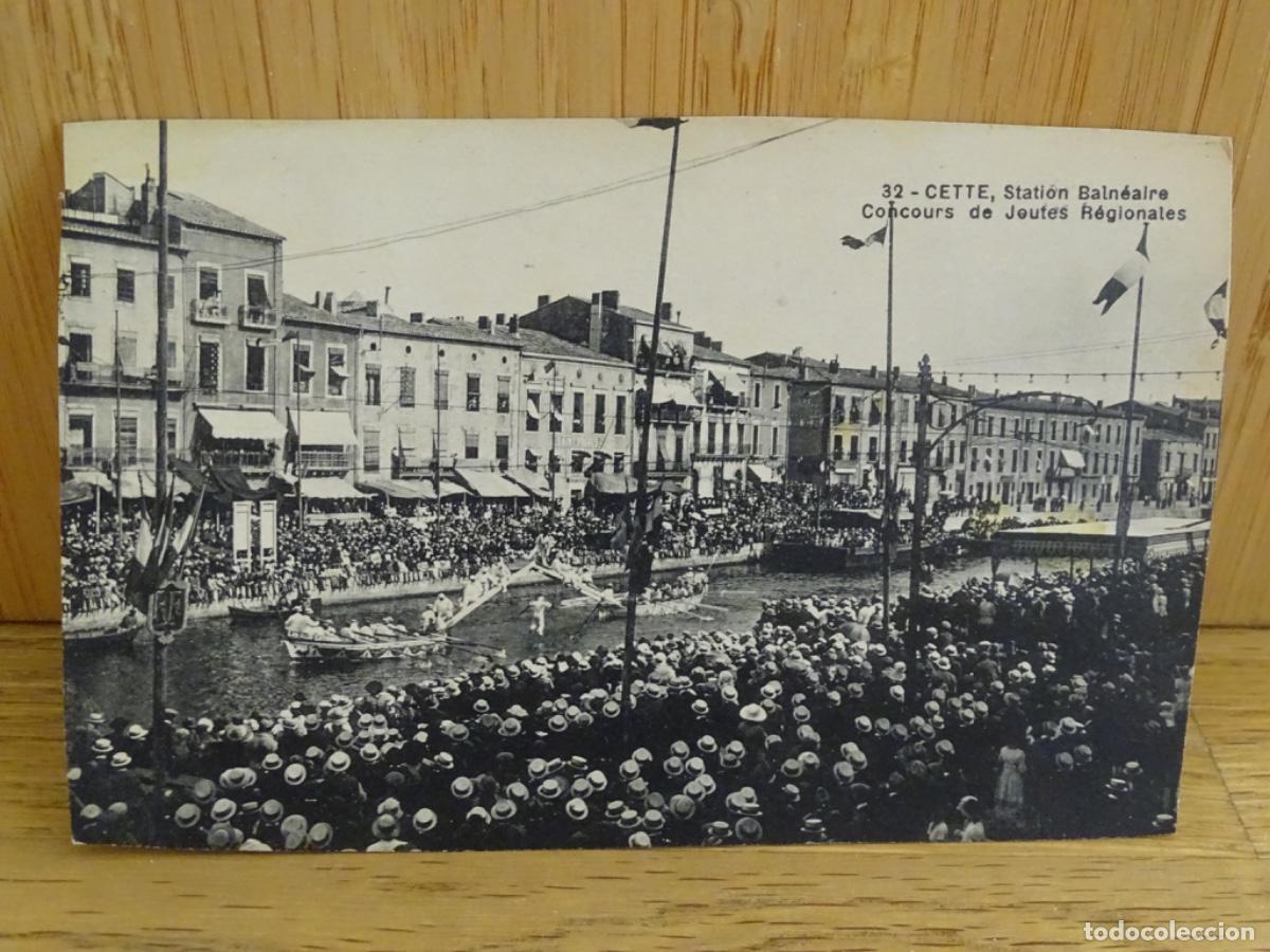 Cartes Postales: POSTAL 32 CETTE, STATION BALNEAIRE CONCURS DE JEUTERS REGIONALES. C. DENUC MONTPELIER.