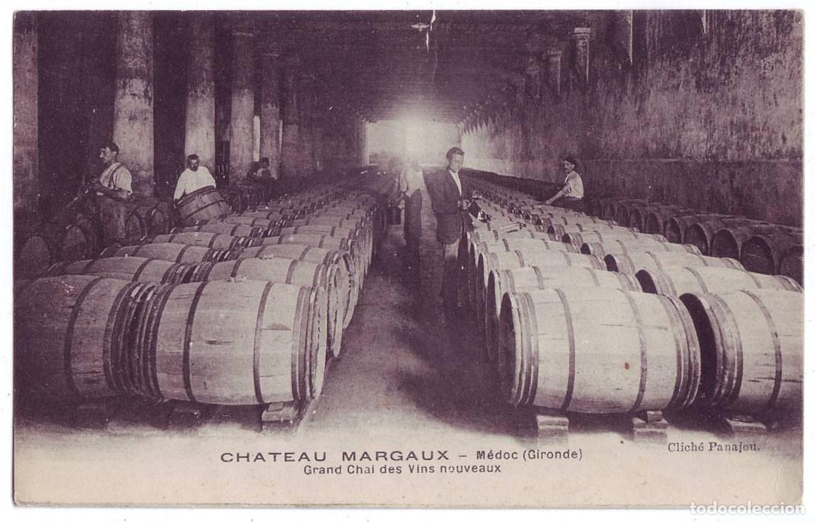 Postales: Francia: M&eacute;doc (Gironde). Chateau Margaux. Grand chal des vins nouveaux. No circulada (A&ntilde;os 10)