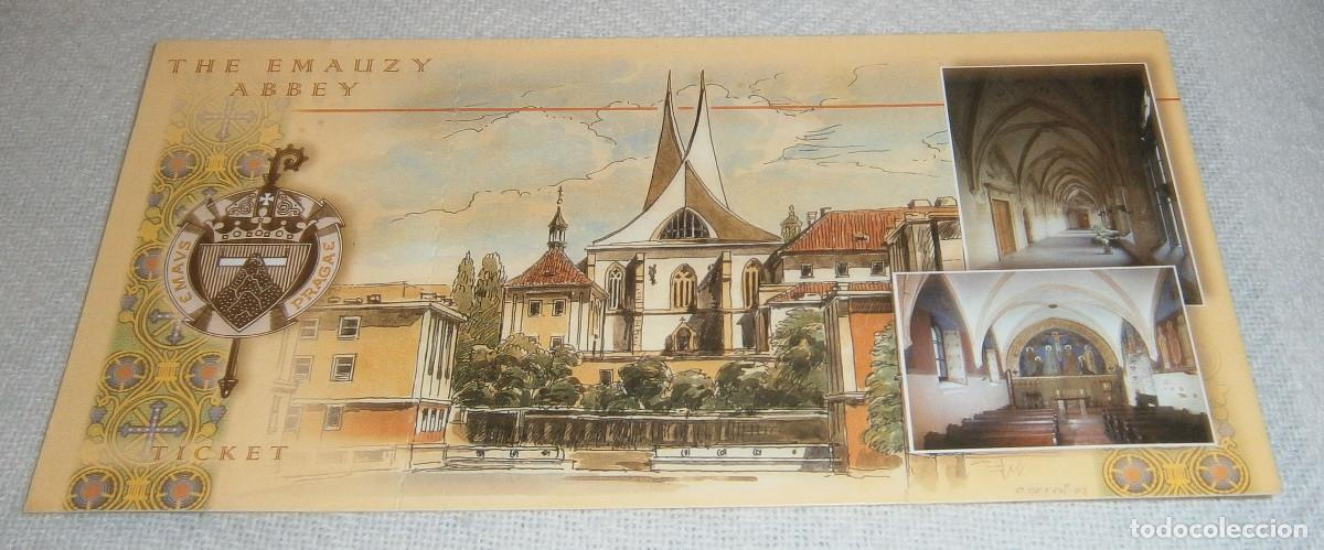 Postkarten: postal de la Abadia de Praga incluye tiket de entada