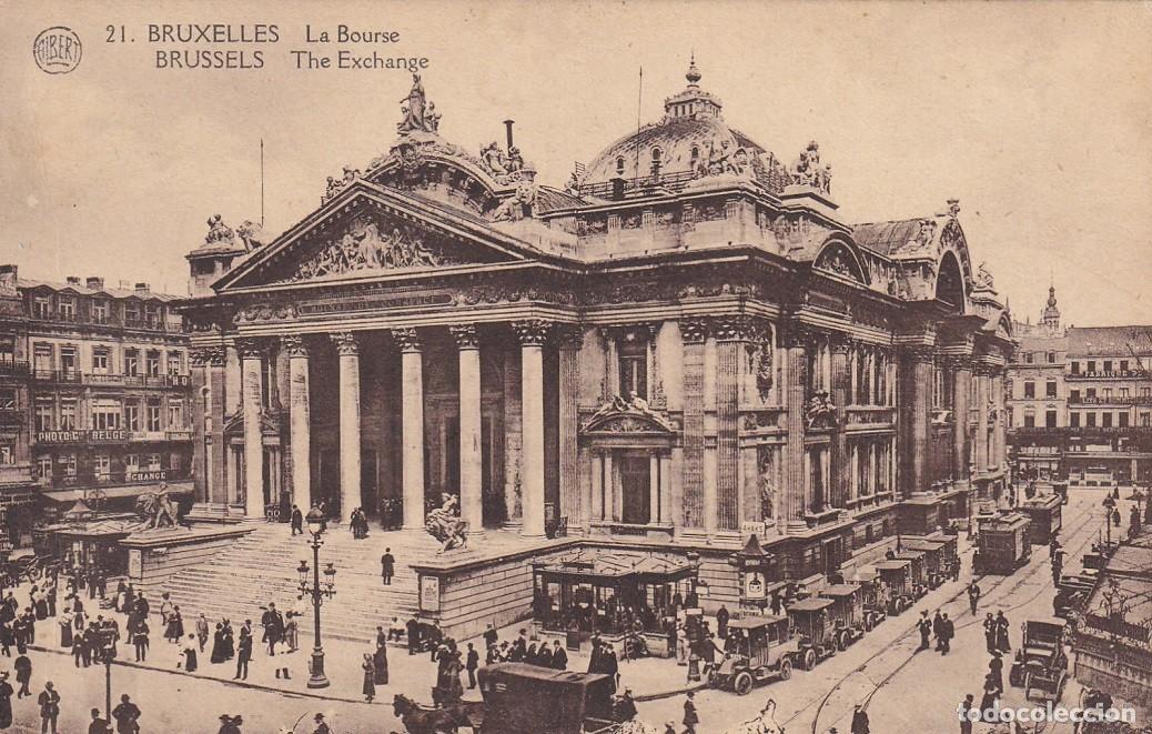 Postales: 21 Bruxelles - La Bourse / Brussels - The Exchange - Foto 1