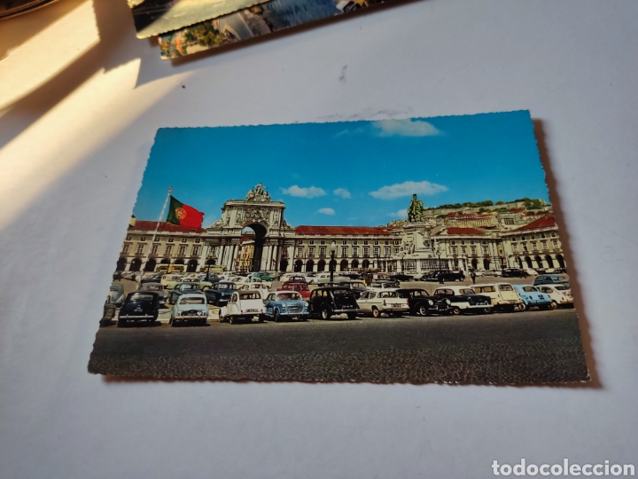 Postales: Postal Lisboa,coches de &eacute;poca - Foto 1