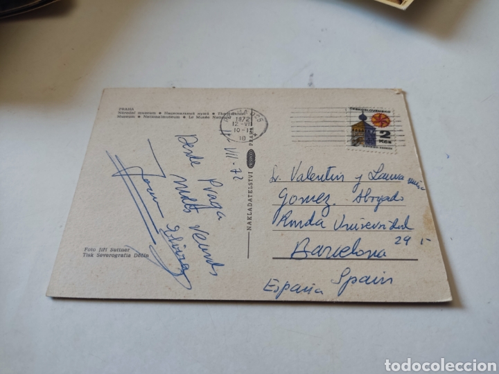 Postales: Postal Praga museo Nacional - Foto 2