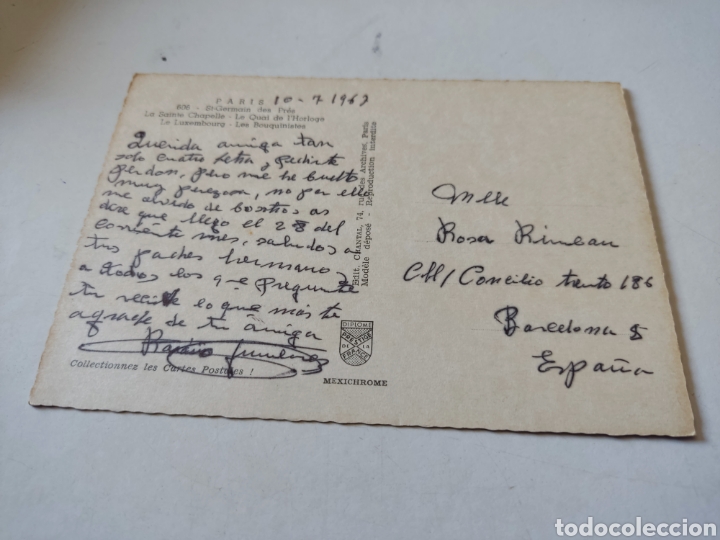 Postales: Postal antigua Paris - Foto 2