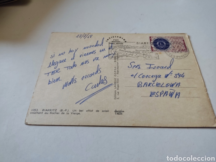 Postales: Postal Biarritz,cu&ntilde;o vacances - Foto 2