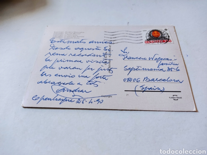 Postales: Postal Copenhague Dinamarca - Foto 2