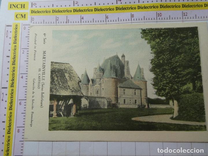 Cartes Postales: ANTIGUA POSTAL DE FRANCIA. CASTILLO DE MARTAINVILLE- SOLUCI&Oacute;N PAUTAUBERGE. 76