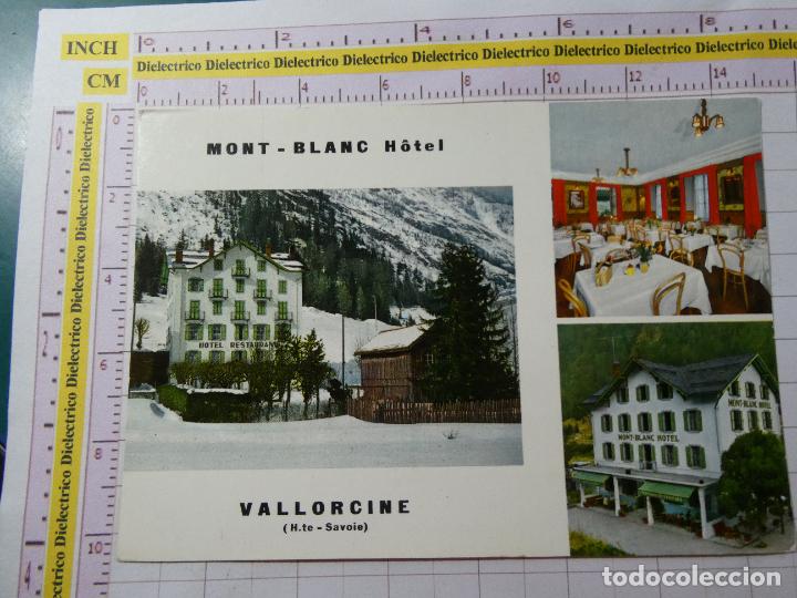 Postales: POSTAL DE FRANCIA. MONT BLANC HOTEL VALLORCINE. 81