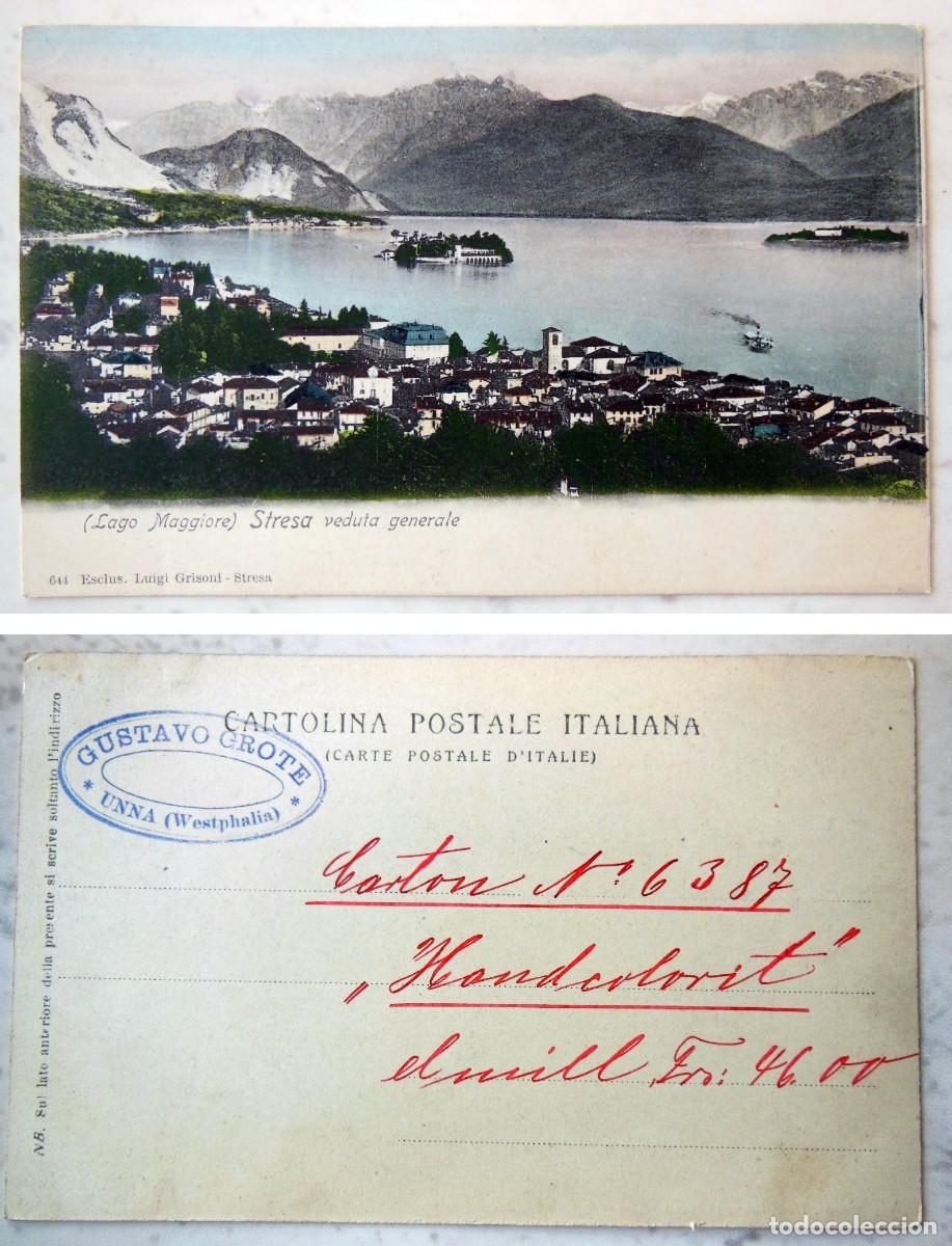 Postais: Lago Maggiore. STRESA, veduta generale. ITALIA