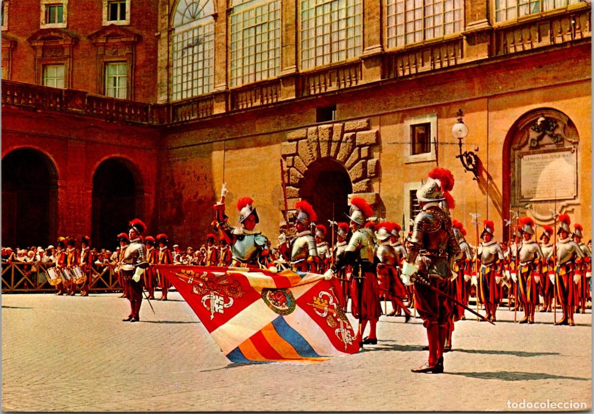 Postales: Citt&agrave; del Vaticano - Guardia Svizzere (Il giuramento) - Ed. TS 9304 - 149x104mm