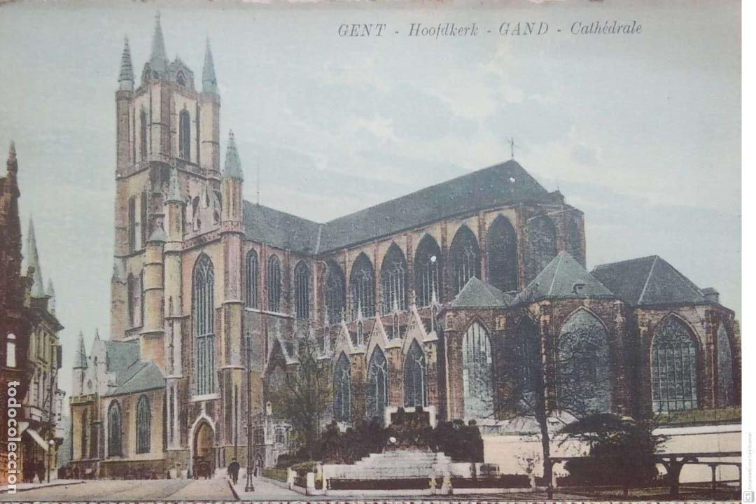 Cartes Postales: Gante (B&eacute;lgica). Catedral. Nueva. Color.