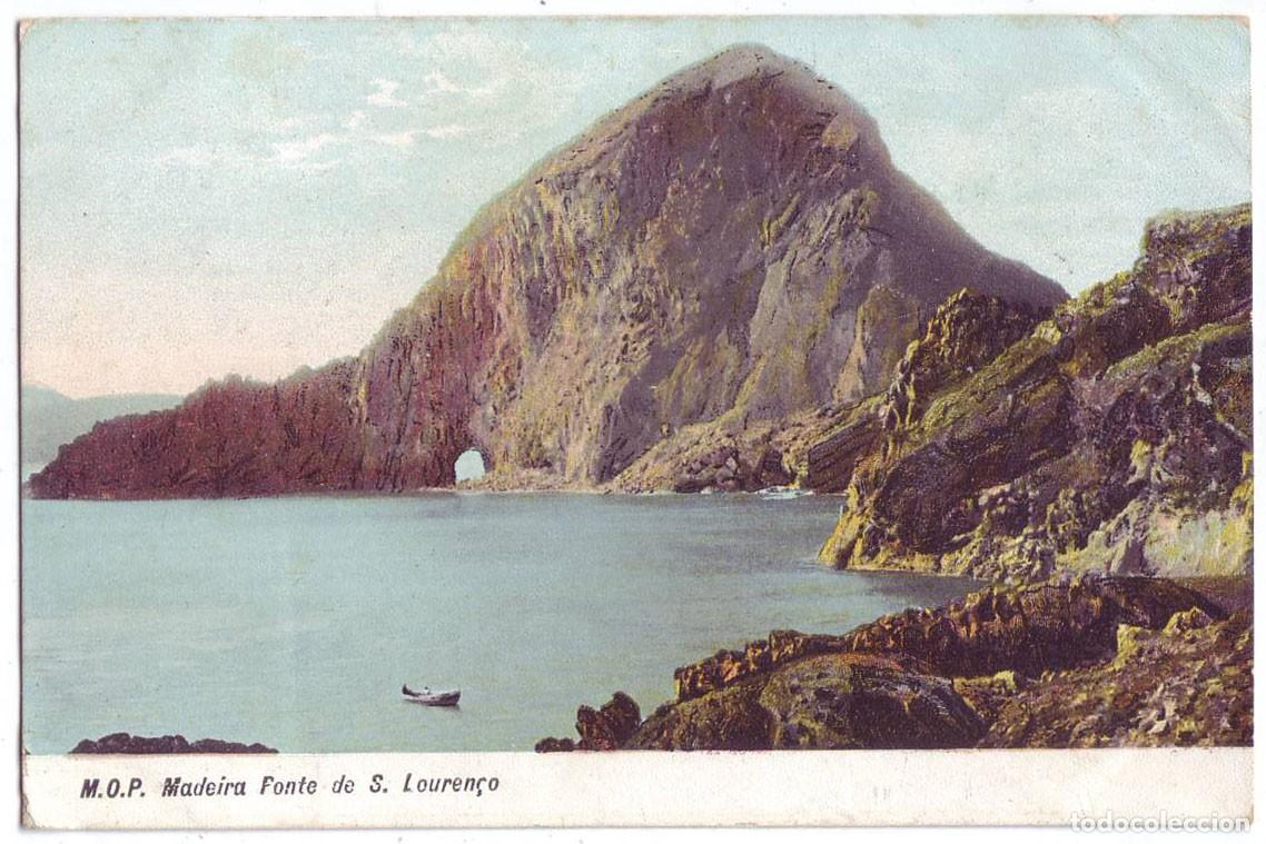 Postales: Portugal: Madeira. Ponte de S&atilde;o Louren&ccedil;o. M.O.P. Circulada (A&ntilde;os 10)