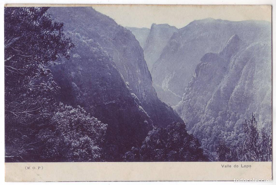 Postales: Portugal: Madeira. Valle do Lopo. M.O.P. Circulada (A&ntilde;os 10)