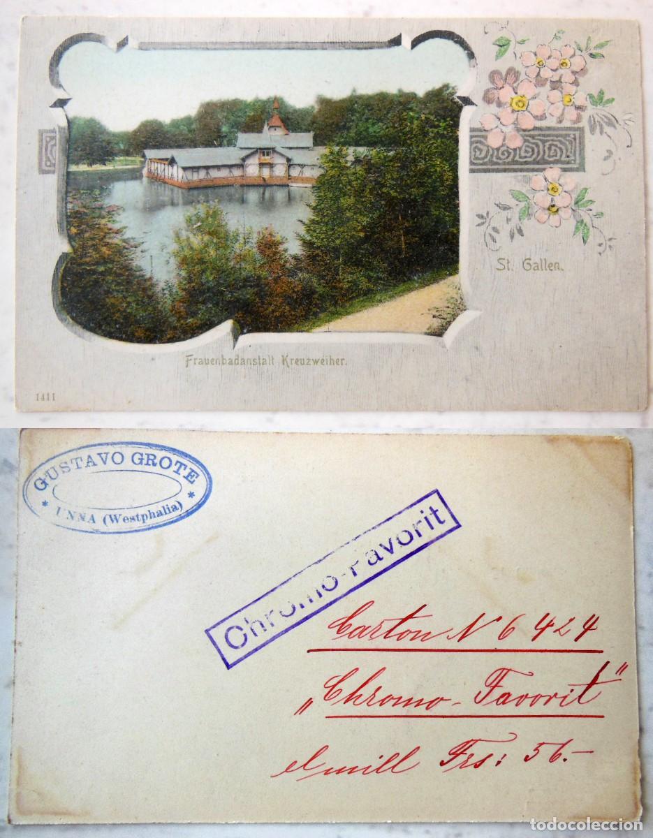 Postais: Frauenbadeanstalt. Kreuzweiher. St Gallen. SUIZA