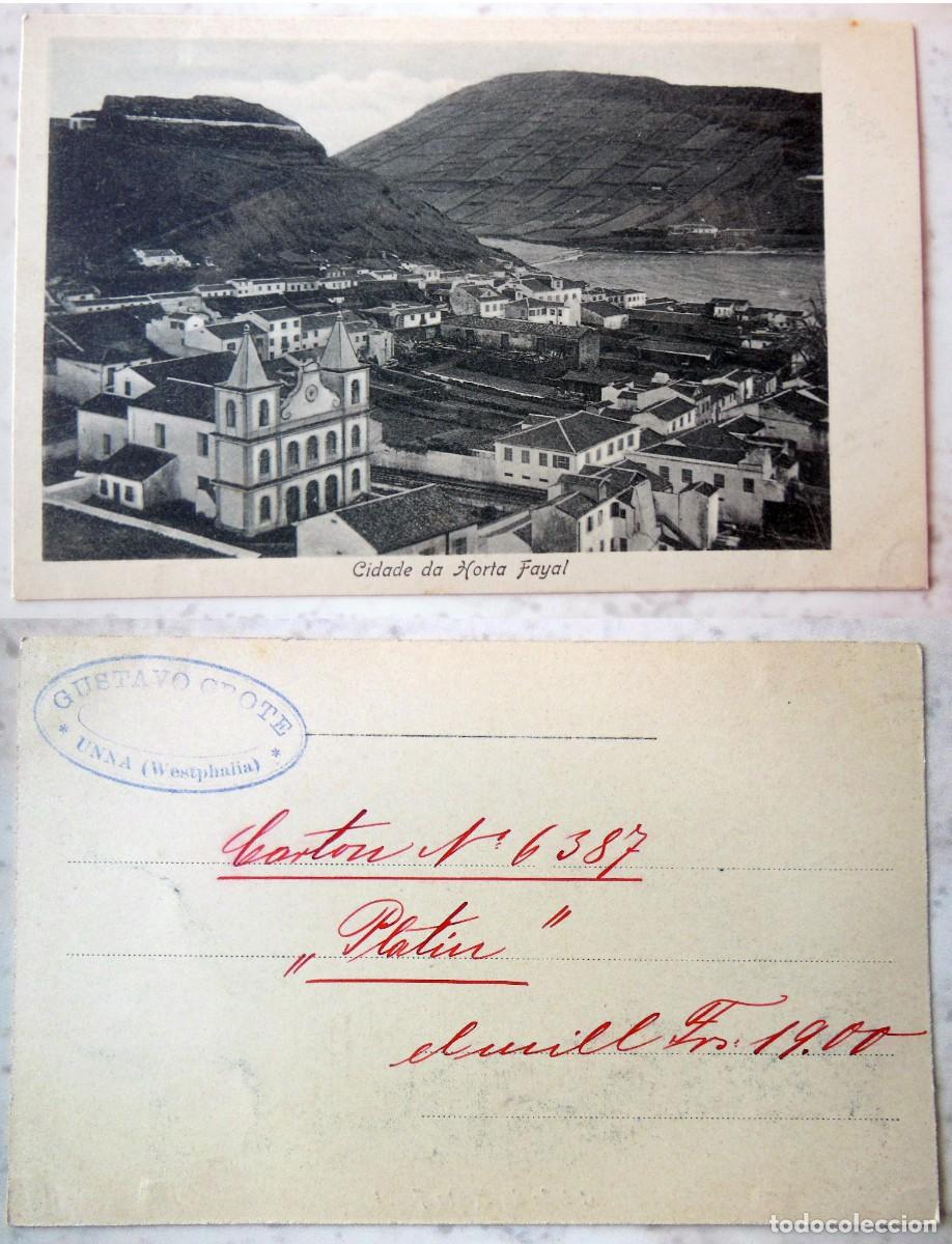 Postais: Cidade da Horta Fayal. A&Ccedil;ORES (Azores, Portugal)