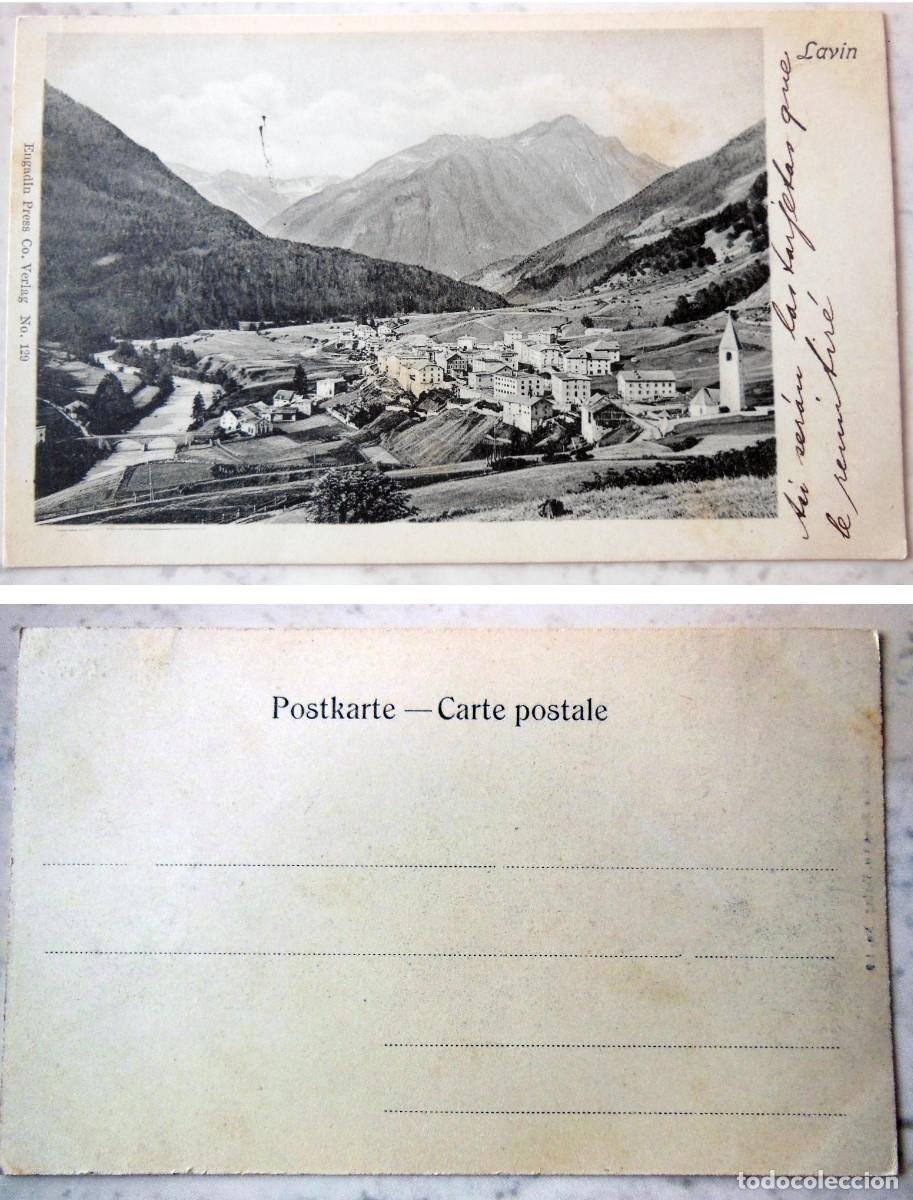 Postais: LAVIN. Suiza. Engadin Press, 129