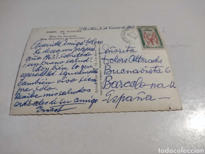 Postales: Postal antigua Paris - Foto 2