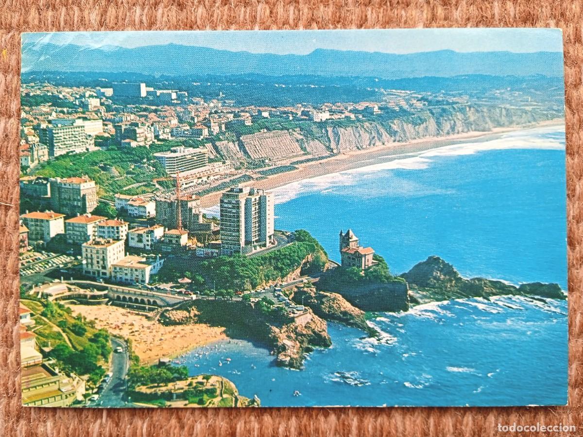 Postales: BIARRITZ - FRANCIA - CIRCULADA A MADRID - Foto 1
