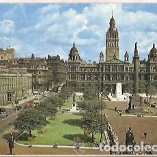Postales: POSTAL A COLOR GEORGE SQUARE AND MUNICIPAL BUILDINGS GLASGOW
