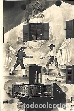 Postkarten: Alemania ** & Postael, Mittenwald, Pinturas en la Casa del &Aacute;guila (668868)