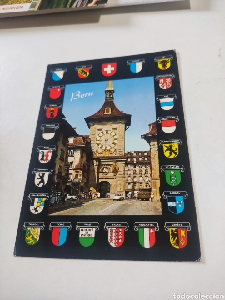 Postales: Postal Bern, Suiza escudo - Foto 1