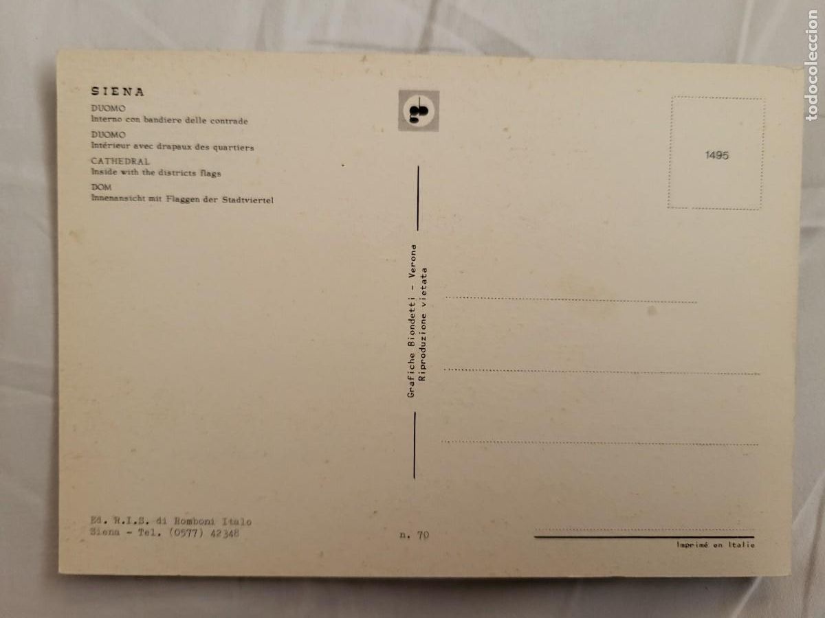 Postales: POSTAL SIENA ITALIA - Foto 2