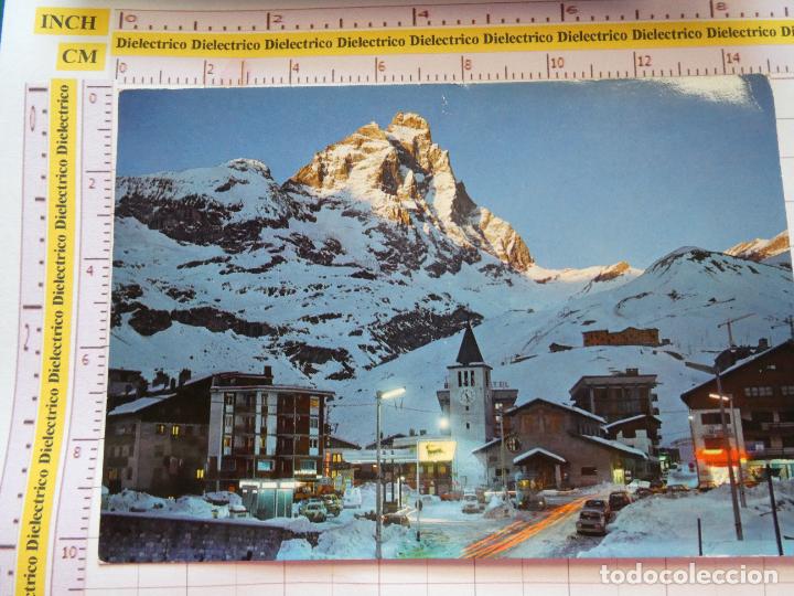 Postkarten: POSTAL DE ITALIA. CERVINIA BREUIL TRAMONTO SUL MONTE CERVINO. AGIP. 113