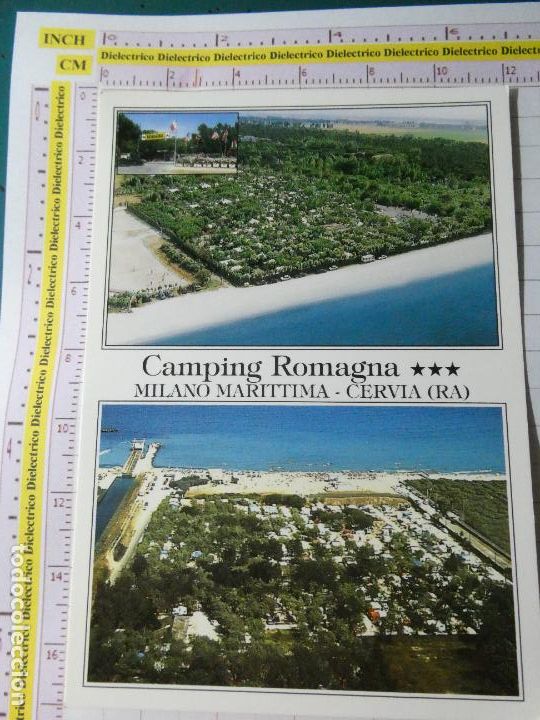 Postkarten: POSTAL DE ITALIA. CAMPING ROMAGNA MILANO MARITTIMA CERVIA. 70