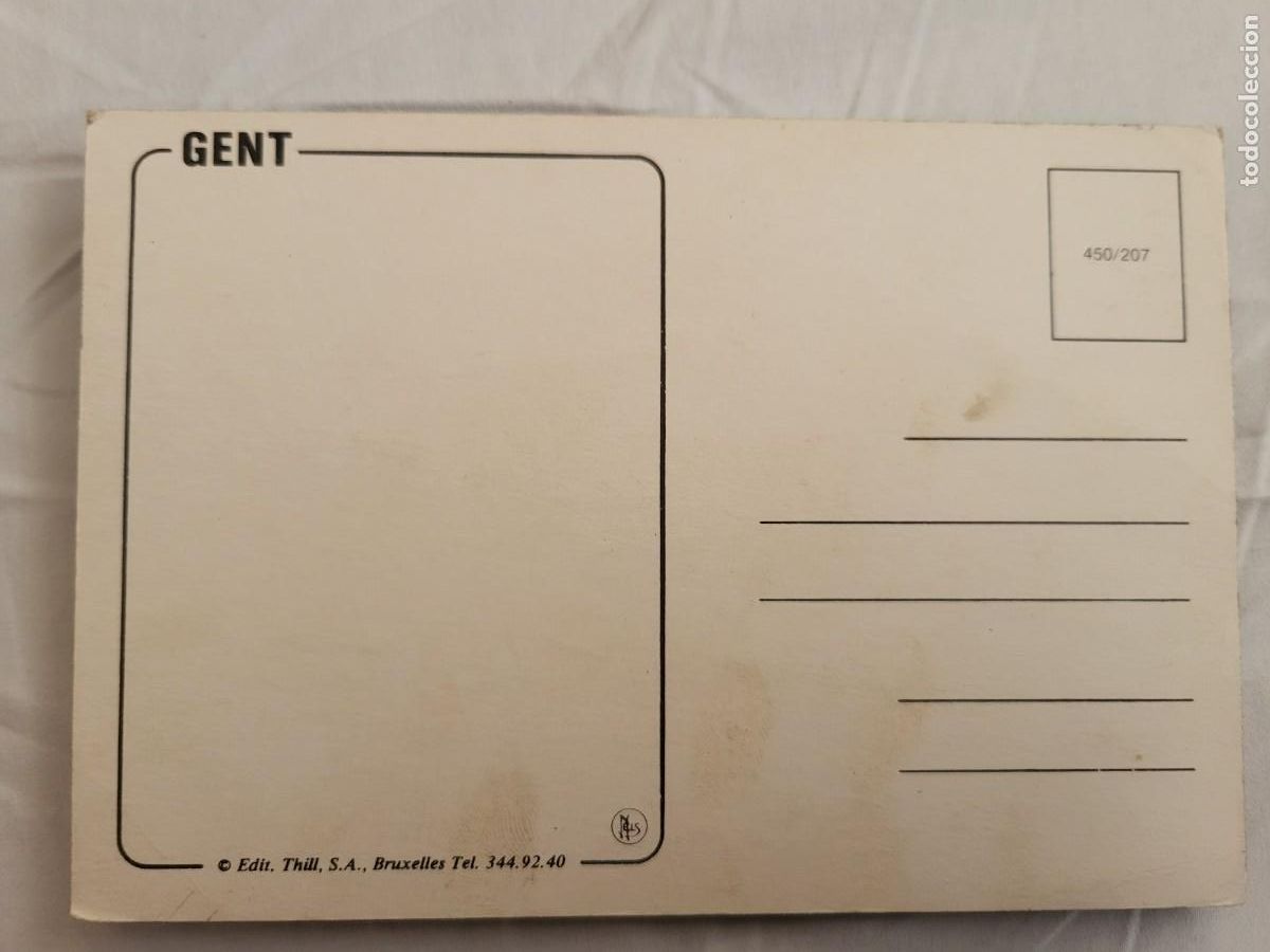 Postales: POSTAL GANTES BRUSELAS - Foto 2