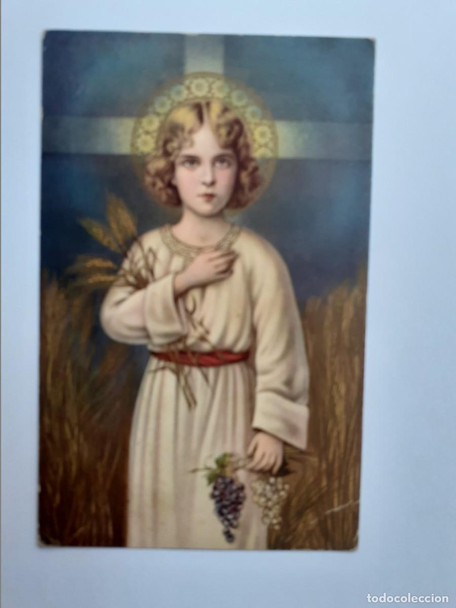 Postais: POSTAL - ITALIA - NI&Ntilde;O JES&Uacute;S CON RAMILLETE DE TRIGO Y UVAS - NV 1040 - S/C