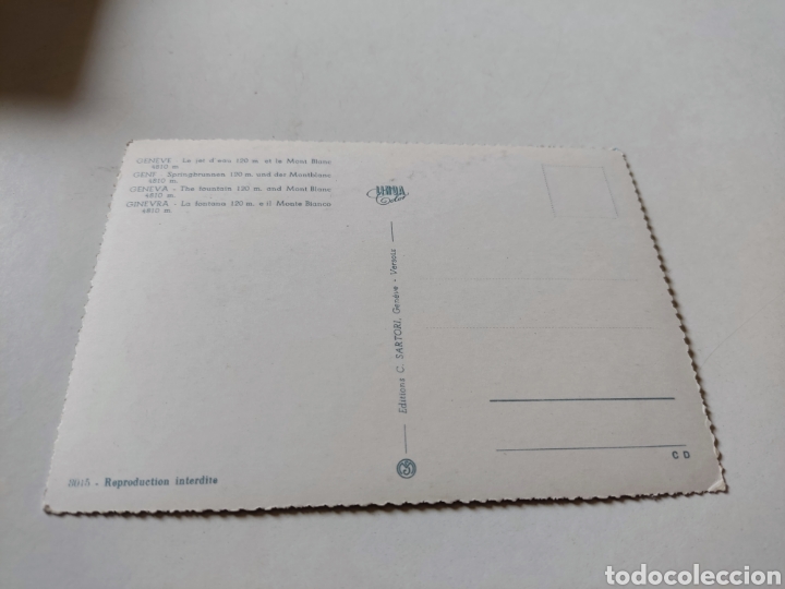 Postales: Postal geneve - Foto 2