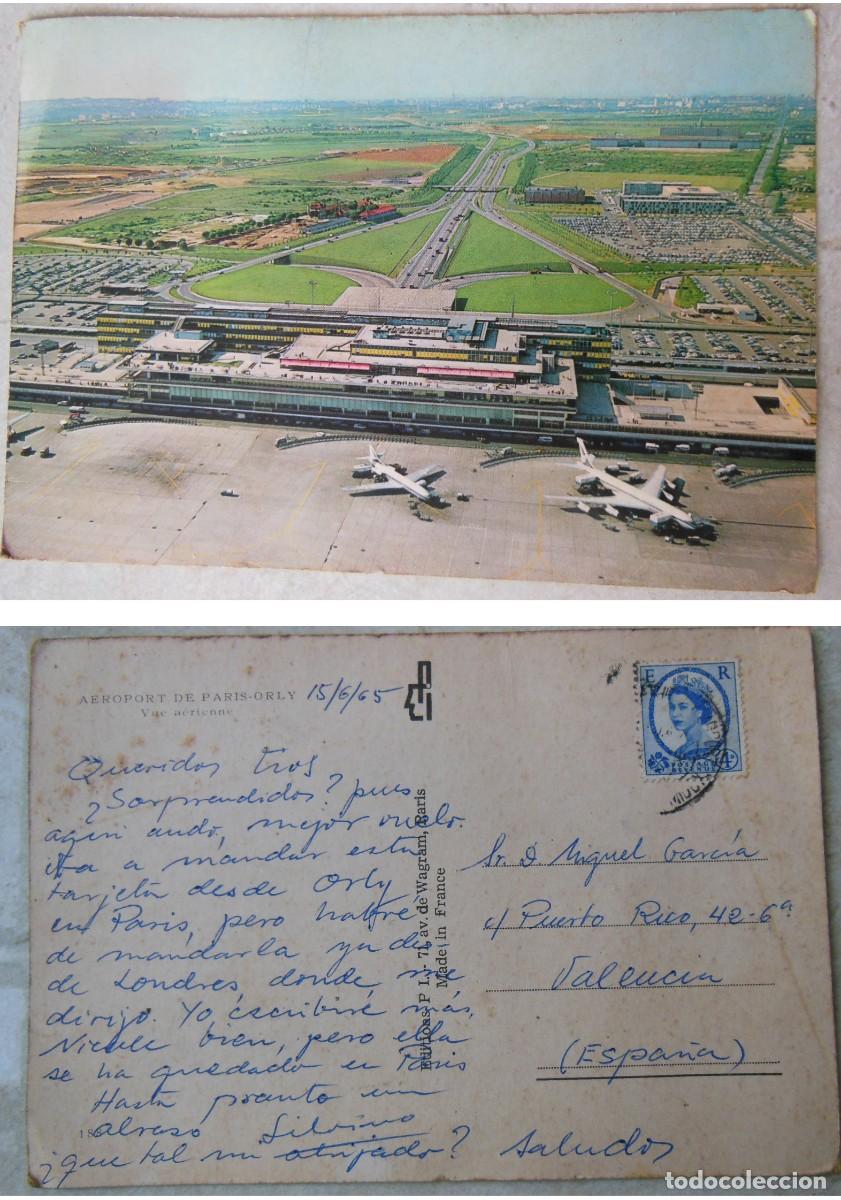 Postais: AEROPORT DE PARIS ORLI. Vue a&eacute;rienne. 1965