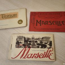 Postales: 3 BLOCS POSTALES POSTAL MARSEILLE MARSELLA FRANCIA CARTES TARASCON ALBUM SOUVENIR