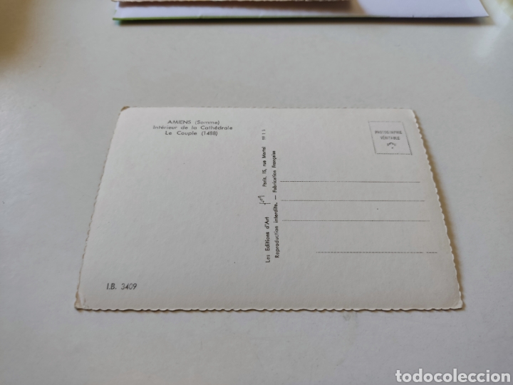 Postales: Postal Amiens, interior de la catedral - Foto 2