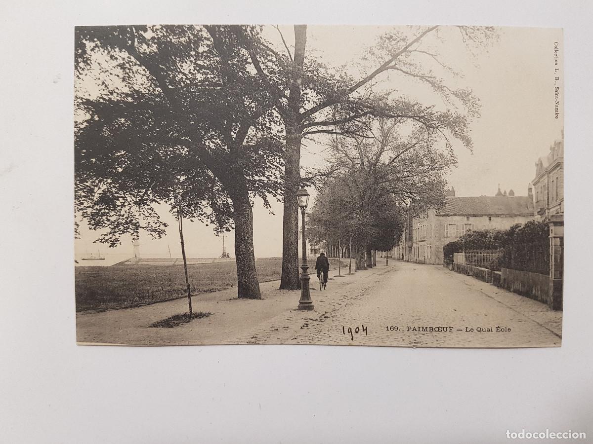 Cartes Postales: POSTAL FRANCIA PAIMBOEUF LE QUAI EOLE. 1904. L. B.