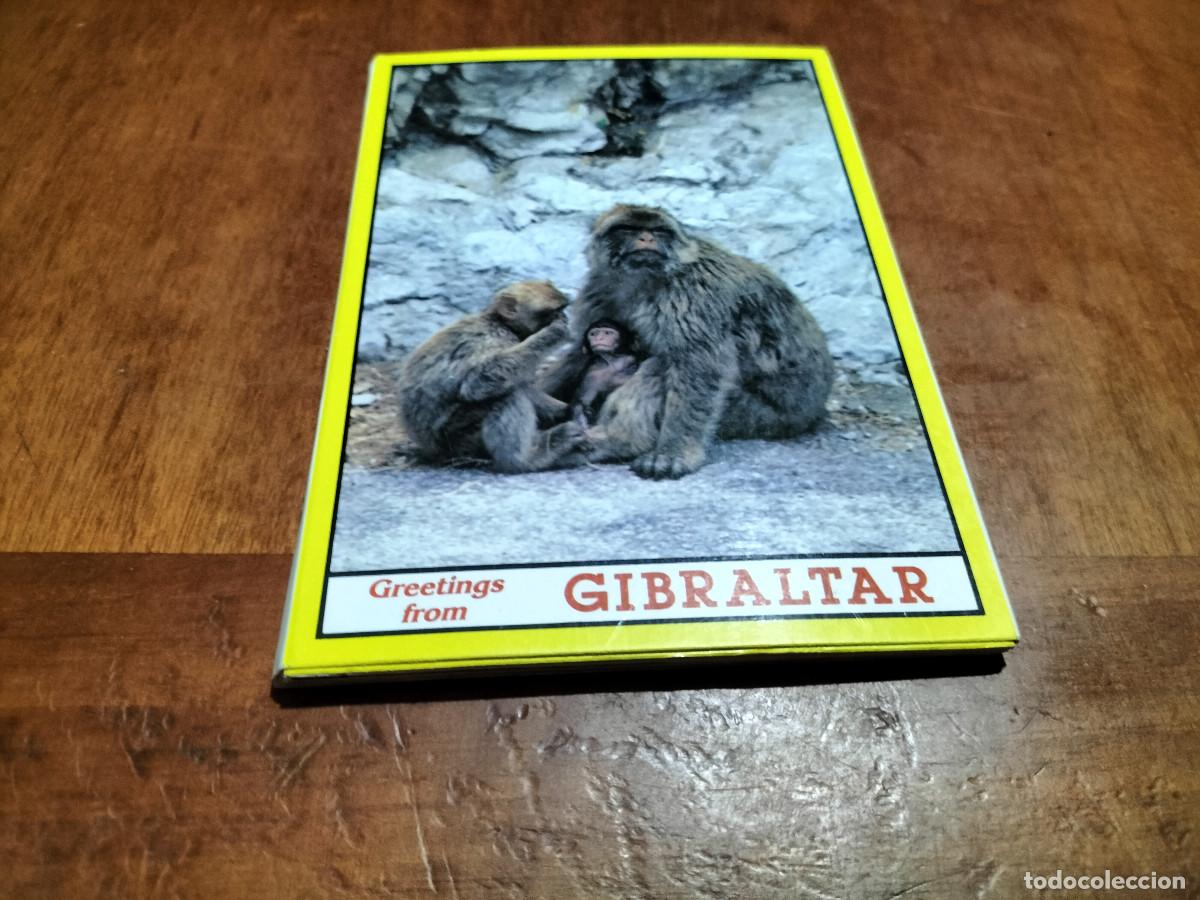 Postkarten: GREETING FROM GIBRALTAR. TIRA DE 10 POSTALES. ACORDE&Oacute;N. BUEN ESTADO.