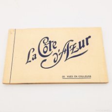 Postales: ALBÚN DE POSTALES CON 20 VISTAS DE LE COTE D´AZUR. FRANCIA 1900 - 1920
