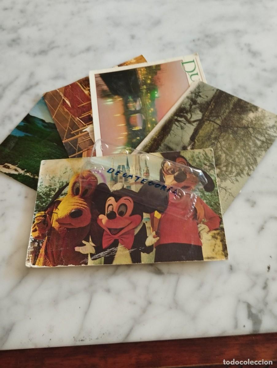 Postales: 5 POSTALES - REINO UNIDO - LAKE PLACID - DUBLIN - MICKEY MOUSE - PLUTO Y GOOFY