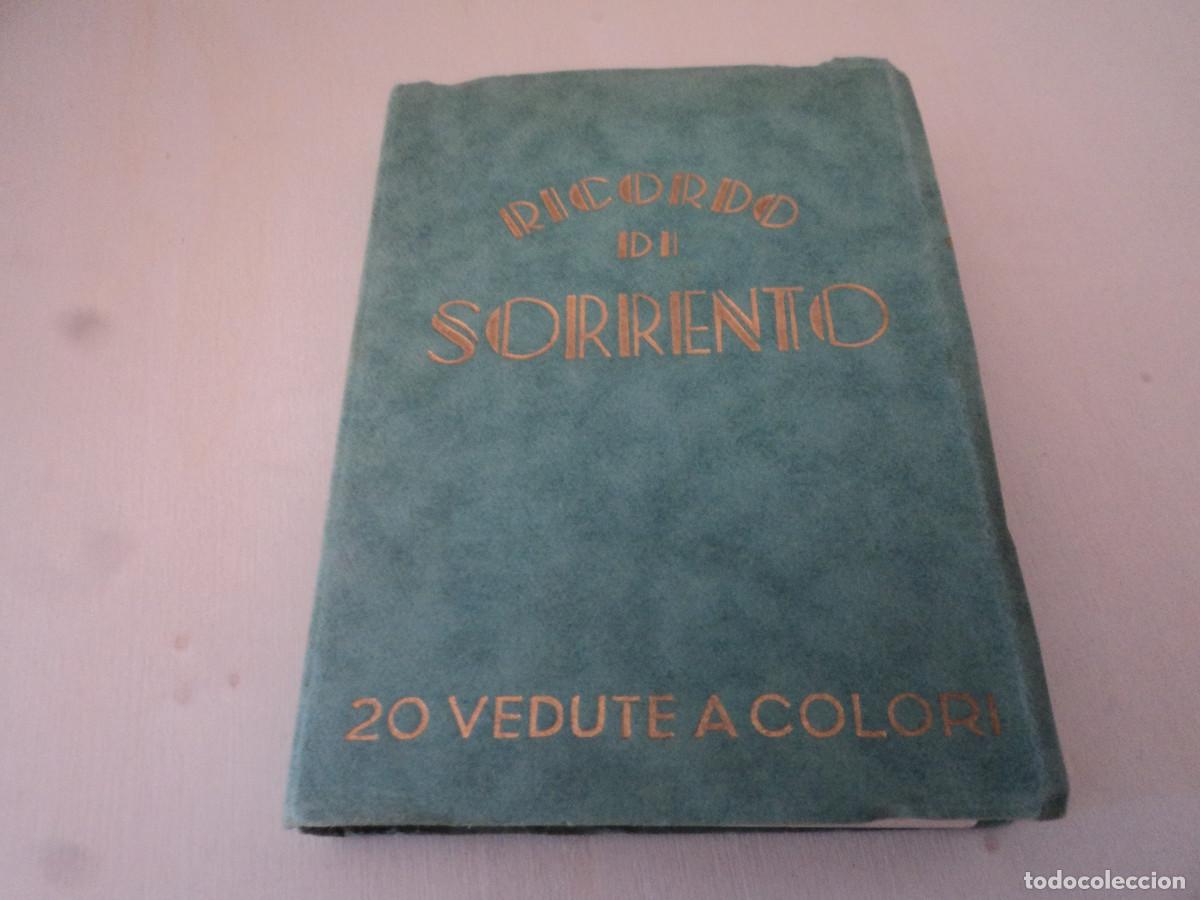 Postales: ricordo di sorrento, 20 vedute a color, en acordeon, 11 x 8 cm