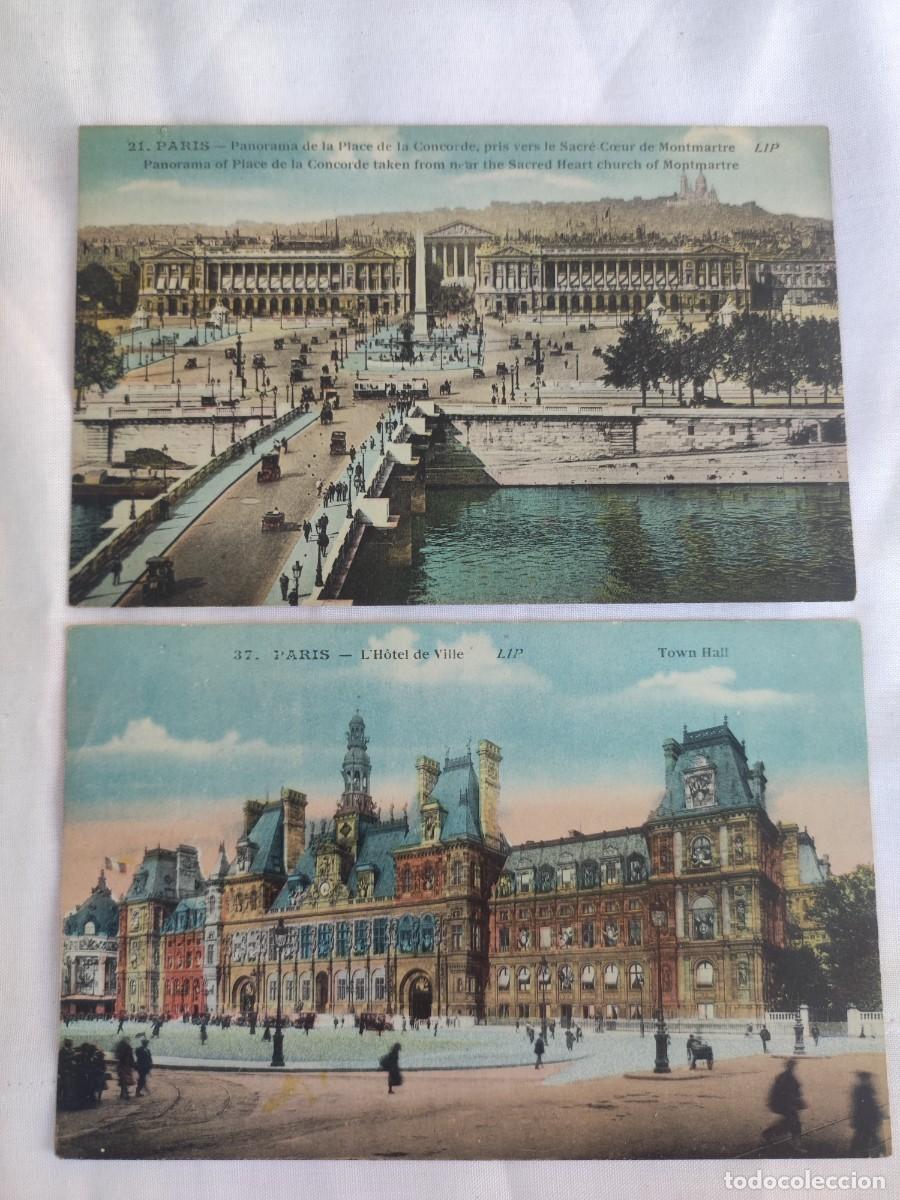 Postales: Lote de 2 postales de Par&iacute;s - Foto 1
