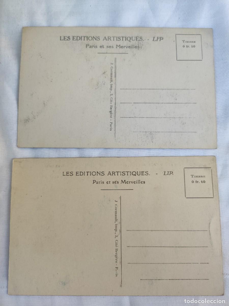 Postales: Lote de 2 postales de Par&iacute;s - Foto 2
