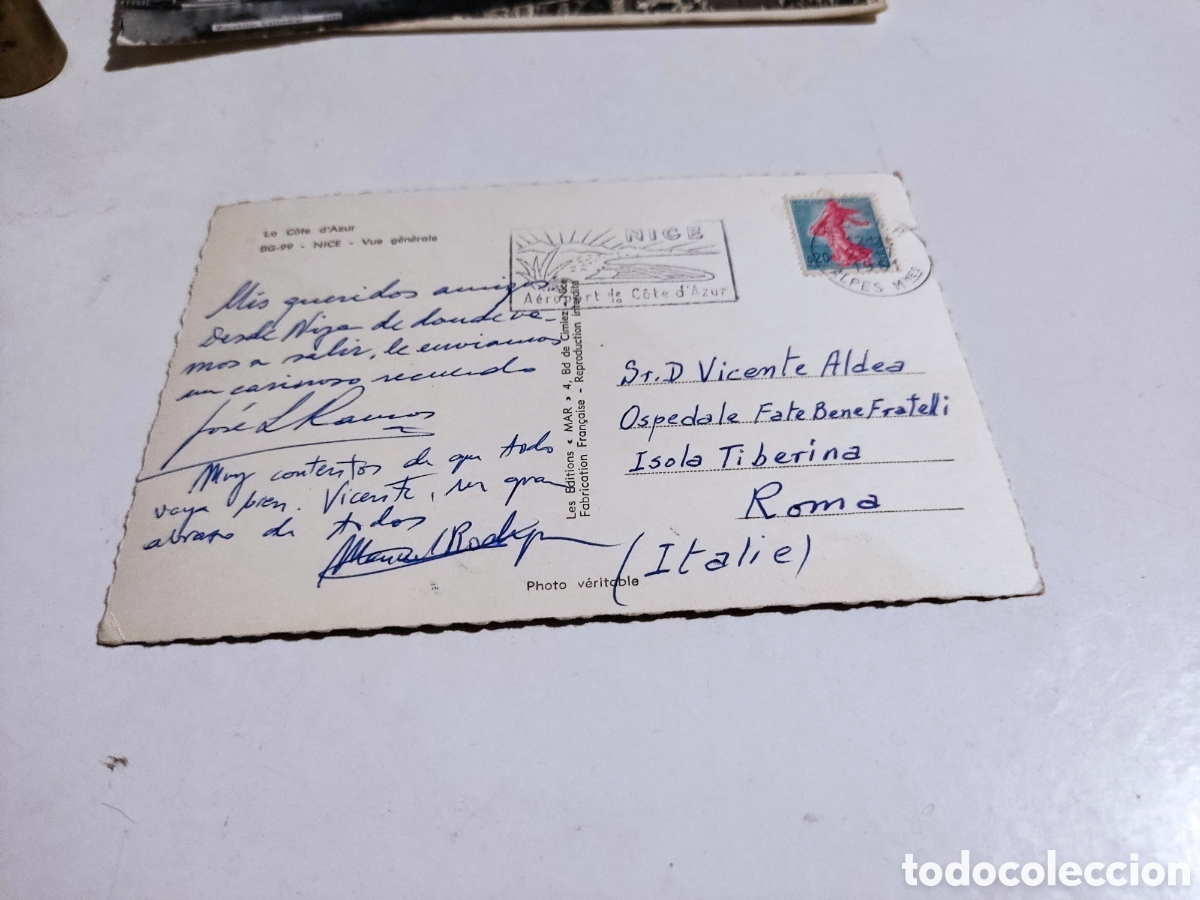 Postales: Postal antigua nice - Foto 2