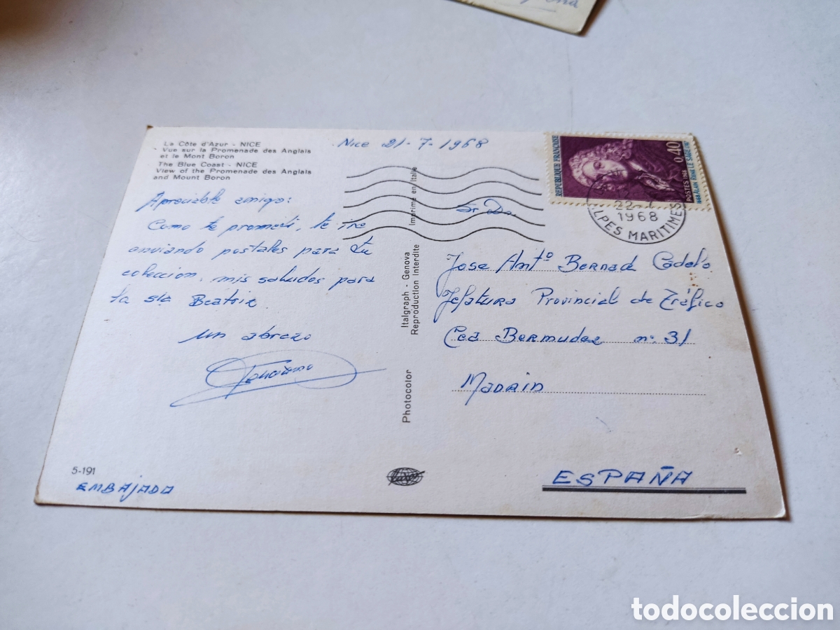 Postales: Postal Niza - Foto 2