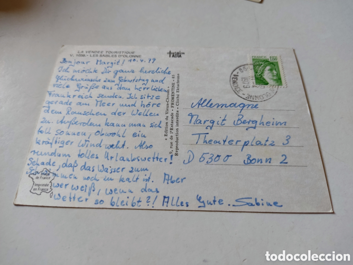 Postales: Postal La Vendee,les sables d,olonne - Foto 2