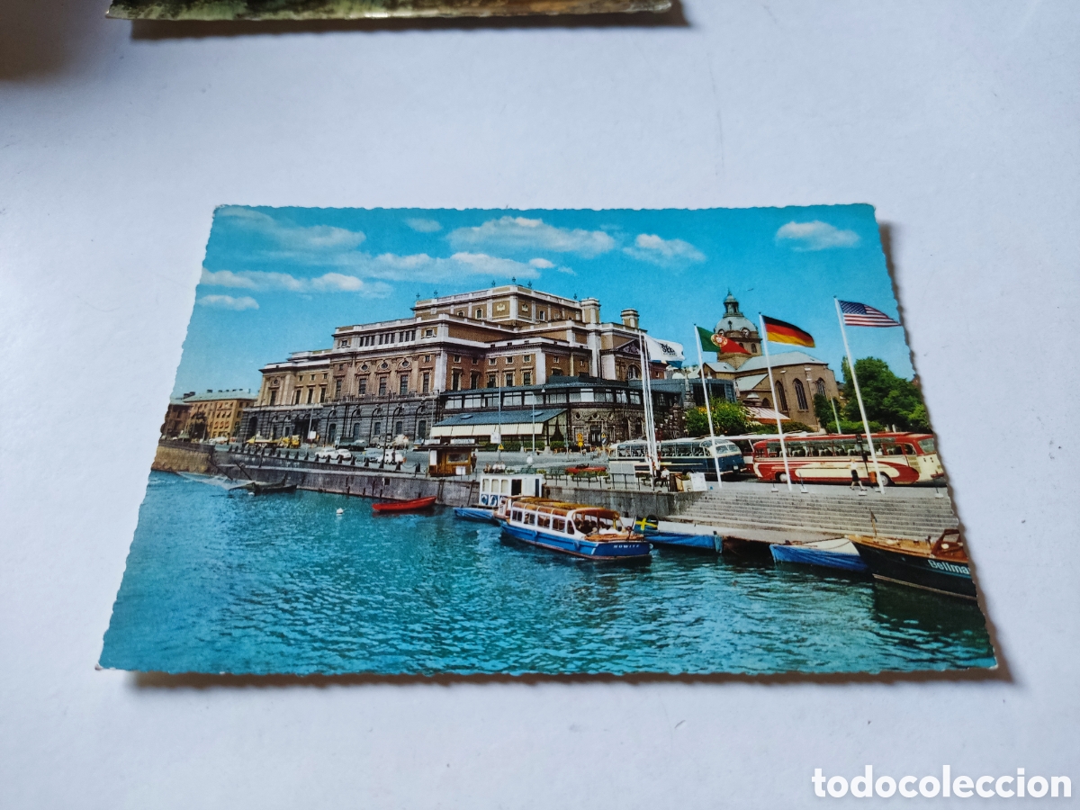 Postales: Postal Estocolmo Palacio de la &oacute;pera - Foto 1