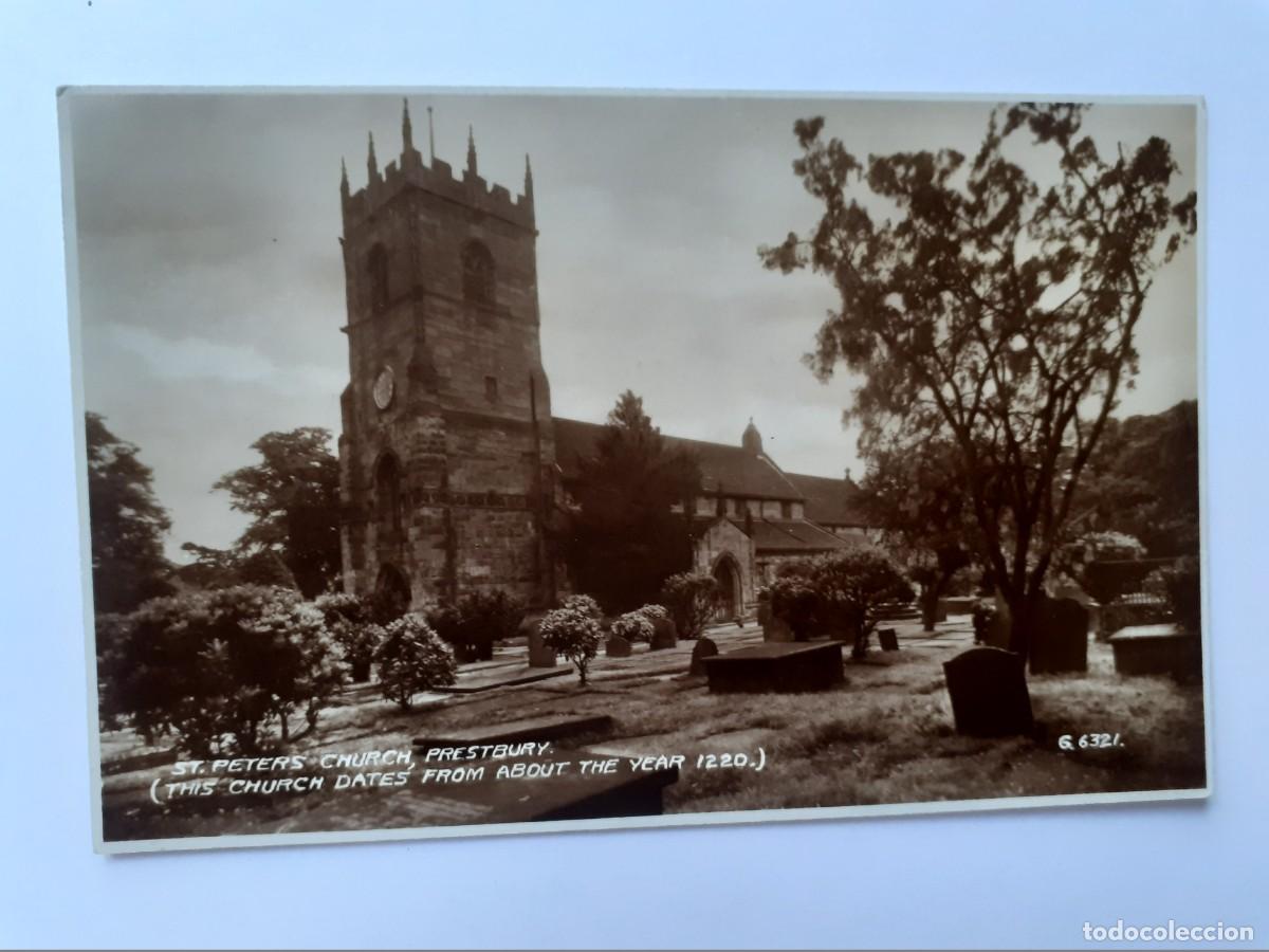 Postcards: POSTAL - GRAN BRETA&Ntilde;A - IGLESIA DE SAN PEDRO PRESTBURY - S/C