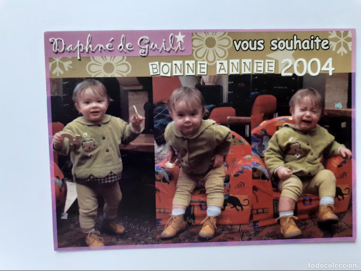 Postais: POSTAL PUBLICITARIA - NAVIDAD FELIZ A&Ntilde;O - ISABELLE DE GUILI - EMOCIONES DE UN NI&Ntilde;O PEQUE&Ntilde;O