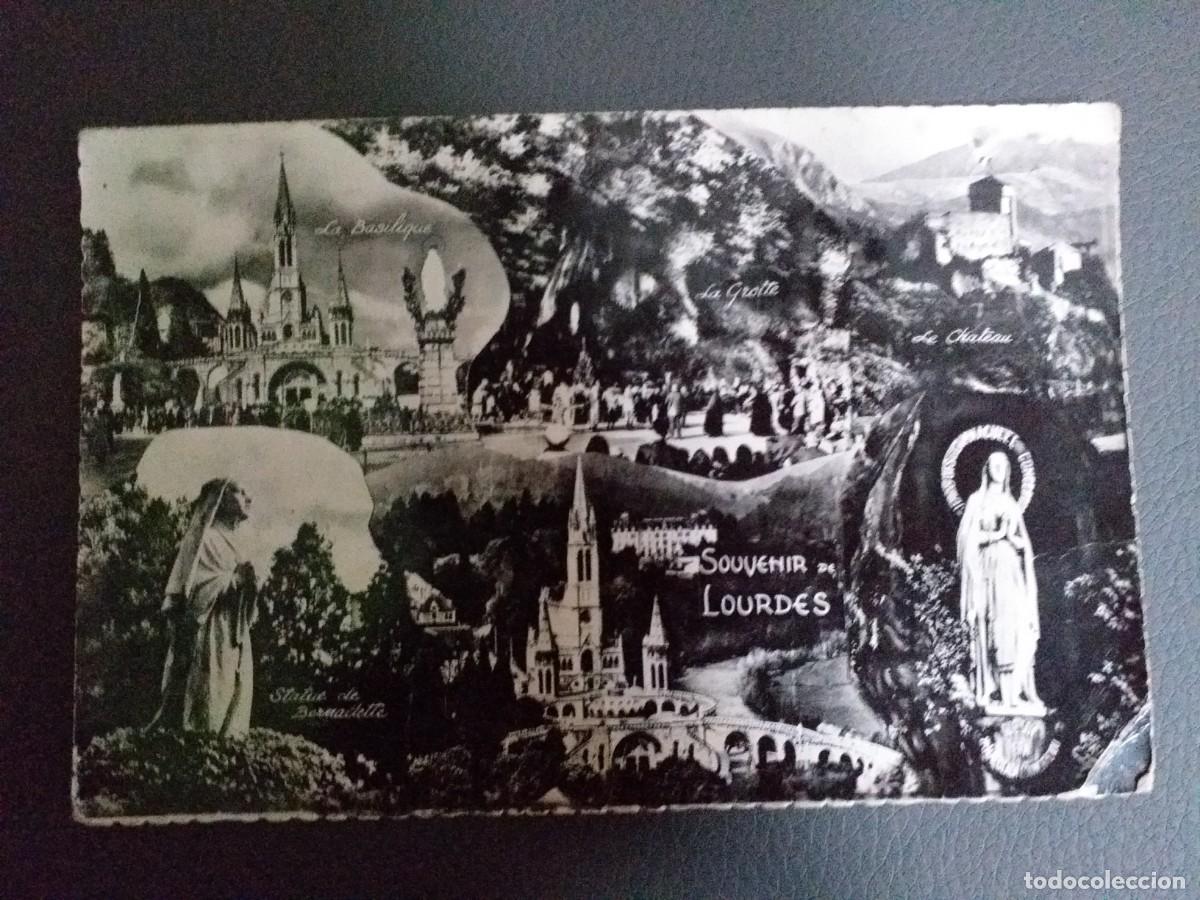 Postales: postal antigua de Lourdes