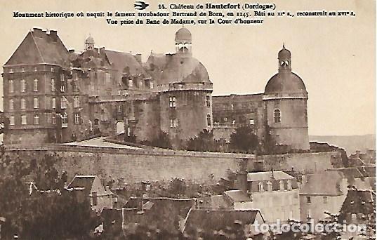 Postales: CH&Acirc;TEAU DE HAUTEFORT (DORDOGNE) - ESCRITA 1929