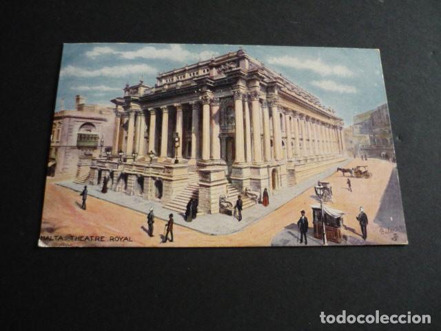 Postales: MALTA TEATRO REAL POSTAL - Foto 1