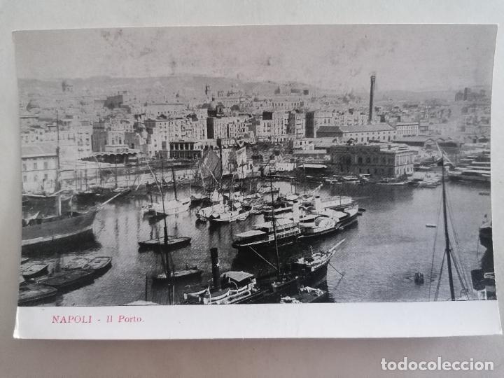 Postales: POSTAL NAPOLES, EL PUERTO, SIN CIRCULAR - Foto 1